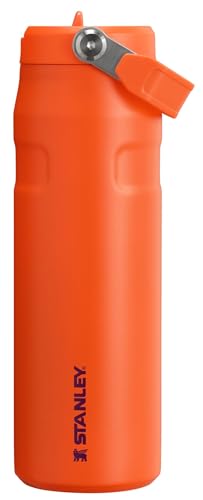 Image of Stanley IceFlow Flip Straw 2.0 Water Bottle 24 OZ | Built-In Straw with Larger Opening | Lightweight & Leak-Resistant | Insulated Stainless Steel | BPA-Free | Tigerlily Plum