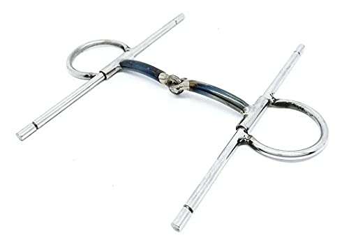 Cabeçada 3 Argolas Freio Bridão Rédea 4 Argolas para Cavalo