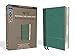 NIV, Personal Size Reference Bible, Large Print, Leathersoft, Teal, Red Letter Edition, Comfort Print
