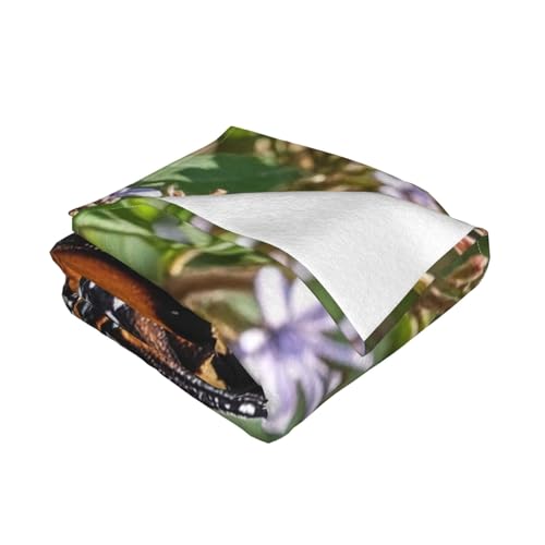 Plaid papillons monarques super doux, une idée cadeau originale - 5