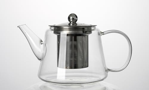 Chaleira de Vidro Borossilicato com Infusor de Chá, 750 ml, Vai A...