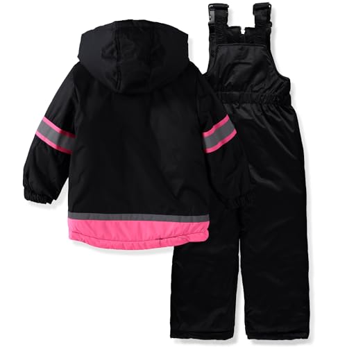 Bass Creek Outfitters Boys and Girls 2T-16 High Visibility 2-Piece Snowsuit Jacket and Snow Bib2