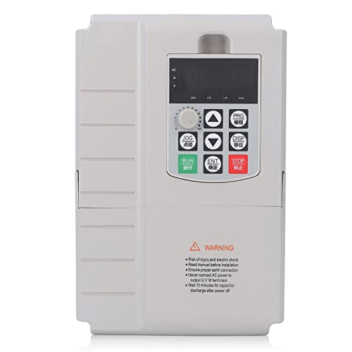 SEAFRONT Variateur de Fréquence 220V 380V Convertisseur de Fréquence 7.5KW Régulateur de Vitesse du Moteur Convertisseur D'inverseur de Moteur Entrée Monophasée 220V Sortie Triphasée 380V