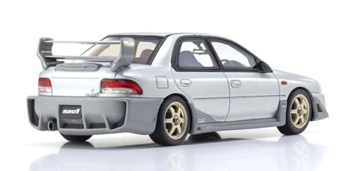 Kyosho Original 1:43 Subaru Impreza S201 plata miniatura 2