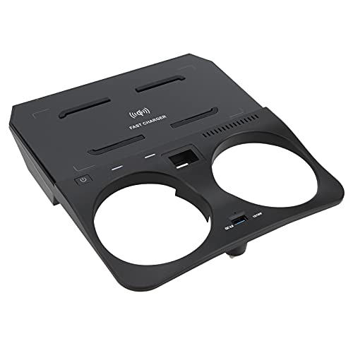 Brillxa Wireless Car Pad, alfombrilla de carga 15w 18W compatible con X6 G06 2019-2020, QC3.0 USB de carga, estación de carga de teléfono inalámbrica