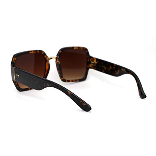 Womens Oversize Rectangular Butterfly Chic Designer Sunglasses4