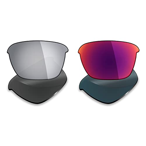 Image of Mryok 2 Pair Polarized Replacement Lenses for Oakley Thinlink Sunglass - Options