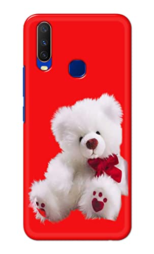 Image of PRINTFIDAA Teddy Bear Love Romantic Valentines Day Dumbo Printed Designer Hard Back Case Cover for Vivo Y15 / Vivo Y17 / Vivo U10 / Vivo Y12 / Vivo Y11 (6.35 inch) -(TI) MVN1001