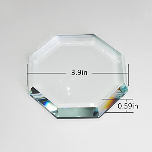 Staymax Clear Octagon Glass Paperweight #TOP1