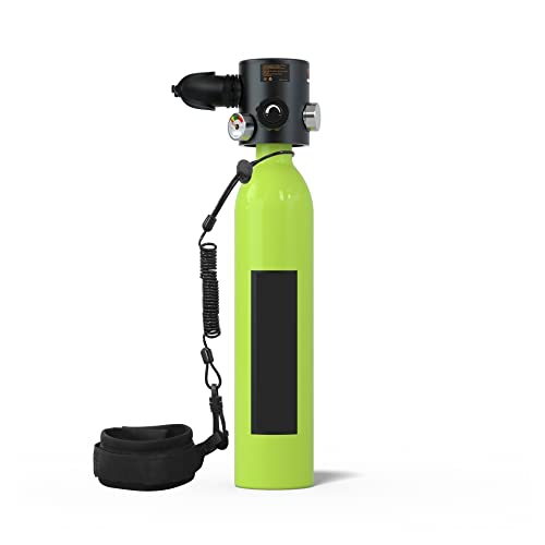Respirateur de plongée avec bouteille oxygène portable 0.7L pression constante tuba