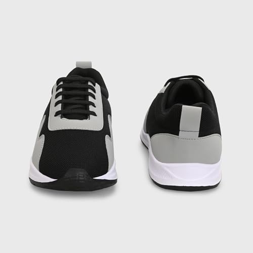 Image of Centrino Platform Sneakers for Men | Casual Shoes for Man Stylish | Chunky Sole Lace-Up Canvas Walking Shoes | Cushioned Insole | Lightweight Breathable Comfortable | Anti-Skid Sole | Mens Shoes New (6820)