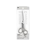 貝印 純正品 ヘアカットハサミ サビにくい ステンレス製 カットしやすいセレーション加工 前髪カットなどのセルフカットに ヘアケア 散髪 メンズ 41g KQ3206