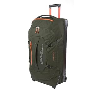 Eddie Bauer Expedition Duffel Bag 2.0-Made from Rugged Polycarbonate and Nylon, Dark Thyme, 34L