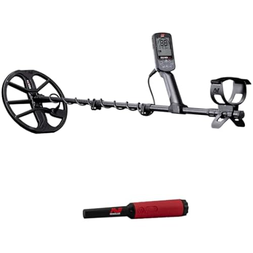 MINELAB Equinox 900 Multi-Frequency Collapsible Metal Detector for Adults Bundle with PRO-FIND 40 Pinpointer