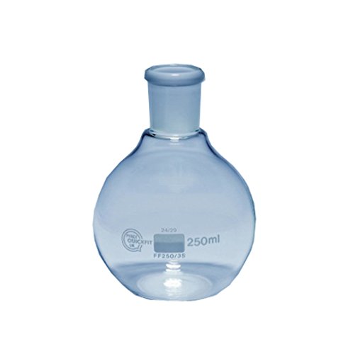 Quickfit FF50/3S Flat Bottom Flask, 50 mL, S 2429