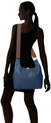 Image of Orla Kiely Embossed Flower Leather Midi Sling Bag