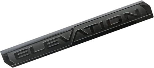 Image of 6Pc Elevation Sierra Bed X31 Emblem Door Tailgate 3DBadge Nameplate Replacement for 2019-2023 Gen Sierra 1500 (Gloss Black)