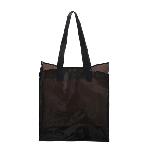 Bolso tote de vinilo PVC transparente extragrande miniatura 4