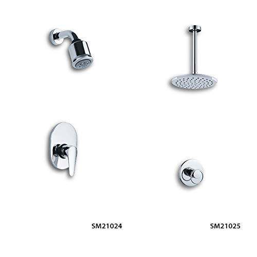 Ensemble de robinets de douche à effet de pluie et kit douchette ergonomique