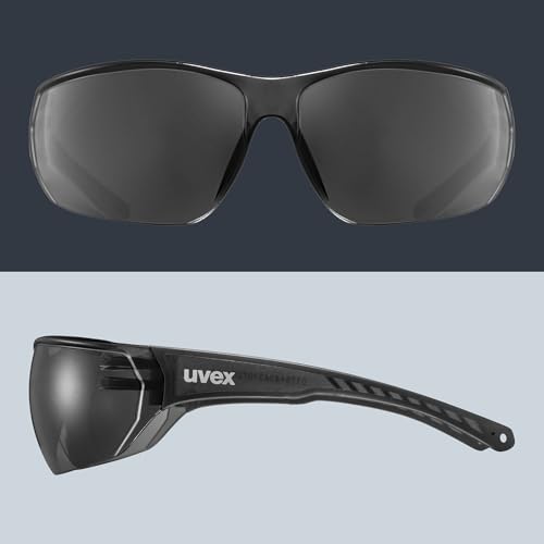 uvex sportstyle 204 - Sportbrille für Damen und Herren - 100% UVA-, B, C Schutz - druckfreier Sitz & perfekter Halt - smoke/smoke - one size