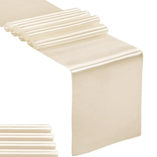 5-Pack Satin Table Runner Champagne 12 x...