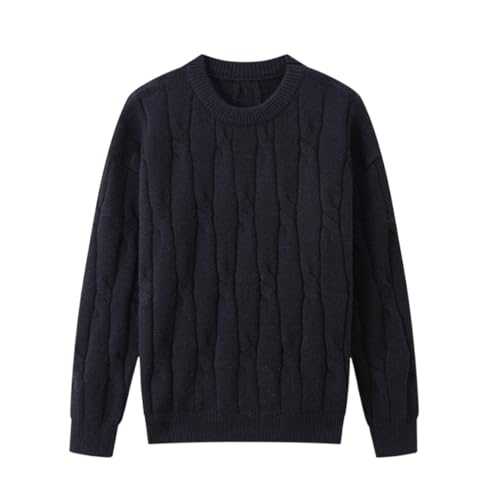 Long-Sleeved Men's Spring and Autumn Undershirt Knitted Sweaters for Couples.