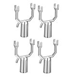 Supvox 4 Stück Stützgabel für Obstbäume Unterstützung Steht Geäst groß AST Stützkrücke Stand Asthalter Baumglätter Aststütze aus Metall Baumschützer Baumkrücke Aluminiumlegierung Silber