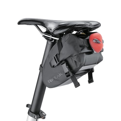 Topeak Wedge Drybag with Strap Mount (Black, 6.9x4.3x4.5-Inch, Medium) - Image 2