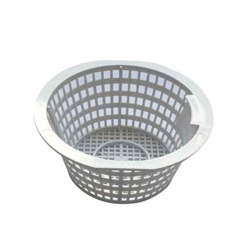 Panier de Skimmer de Piscine 16 cm – Panier de Skimmer Robuste avec/sans poignée pour Le Nettoyage de la Piscine – Compatible avec la Plupart des Skimmers de Piscine – Idéal pour Piscine de