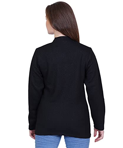 Image of Women Woolen v-Neck Cardigan Pullover Sweater for Winter wear with Front Pockets Plus Sizes Also Available