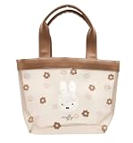 マリモクラフト miffy ミッフィー チェリーフルールシリーズ メッシュミニトート ベージュ 約W310×H250×D110mm DBM-2605