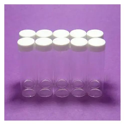 Flacons d'échantillons 40 ml avec couvercle en PP pour laboratoire (Lot de 10)