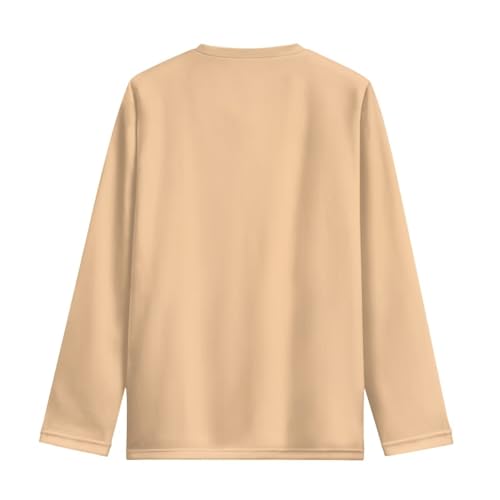 Image of Kids Long Sleeve Shirts for Girls 3-16 Year Old Cute Clothes for Teen Girls Casual Workout Tops