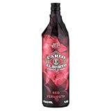 Carlo Alberto, Vermouth Rosso, 1000ml, Notas especiadas y herbáceas, 25 hierbas y especias seleccionadas, Vermouth di Torino, Ideal para cócteles, Negroni, Americano, Aperitivo, 17% Vol.