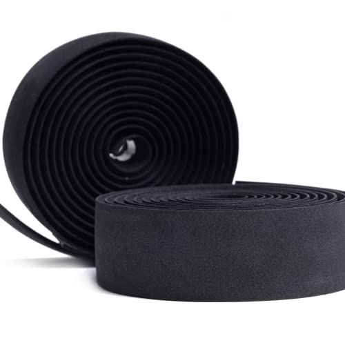 Lenkerband Rennrad schwarz/selbstklebend mit 3M inkl. 4x Klebestreifen und Wickelanleitung Cover