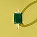 Ross-Simons 2.70 Carat Emerald East-West Ring in 18kt Gold Over Sterling. Size 8