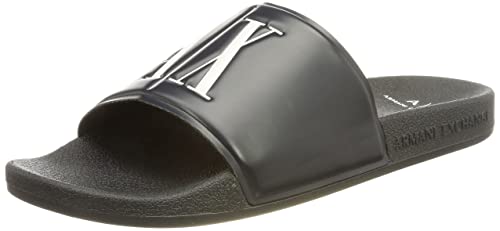 A|X Armani Exchange Icon Project Logo Slip-on Slide Sandal mens Flip-Flop