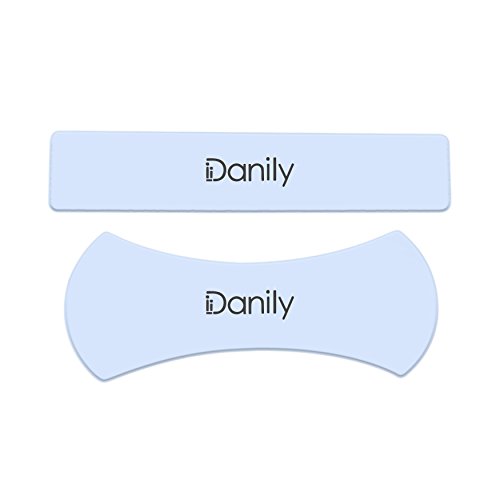 Danily 4 Pack Universal Cell Phone Holder Sticky Mat Nano Technology Gel Pads Flourish Lama, Comes with 2 Pack White Color Set Stickies