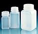 BRAND - Square Bottle- wide mouth- 250mL- HDPE- GL45 HDPE cap, PK24