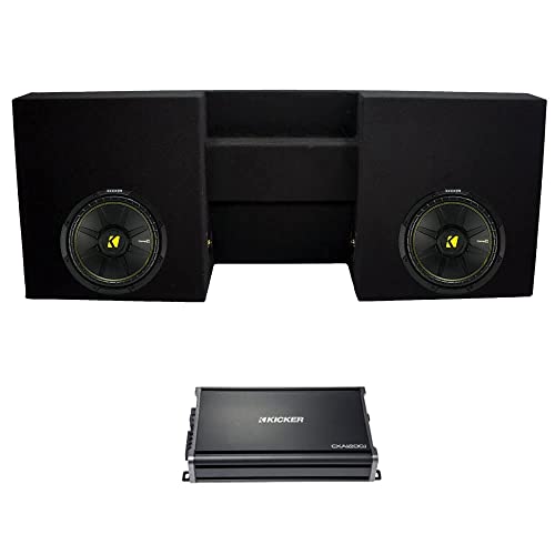 KICKER 44CWCS104 Compatible with Toyota Tacoma 05-15 Double Cab 10