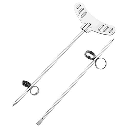 NAMOARLY Screw Slicer 2pcs Stainless Steel Spiralizer Vegetable Curls Carrot Cucumber Potato Slicer