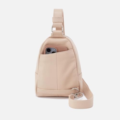 Image of HOBO Fern Leather Hands-Free Sling Bag with Adjustable Strap, Fashionable Style, Room for Wallets and Essentials