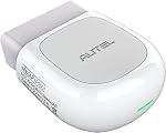 Autel MaxiAP AP200 OBD2 Scanner Blue-tooth Wi.re-less OBDII Outil de diagnostic automatique avec diagnostic système complet, 19 Réinitialisation des fonctions, AutoVIN, Vérifiez le lecteur de code de lumière du moteur pour iPhone Android White &GrayG