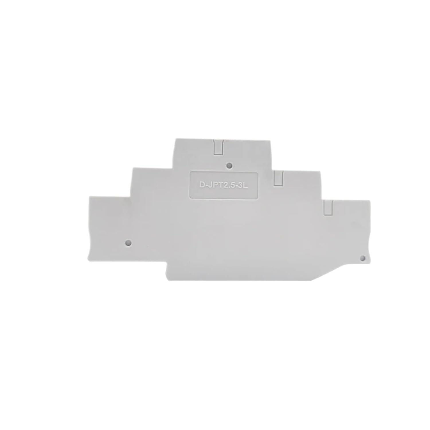 50pcs D-PT2.5-3L end caps for PT 2.5-3L Three-Level Connector Wire DIN Rail Terminal Block Accessories partition