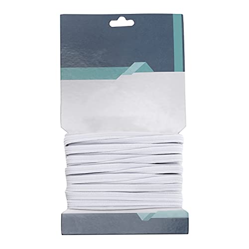 The Cut & Sew Company United Kingdom Elastic Cord, White, 6mm