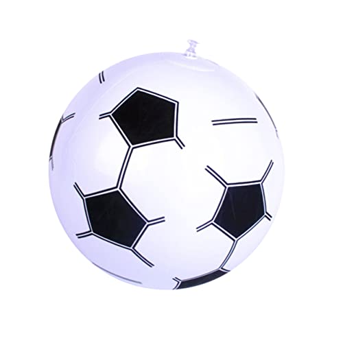 Kisangel 3Pcs Inflatable Soccer Balls Set Football for Easy to Inflate for Parties Decorations Random Color Random Color