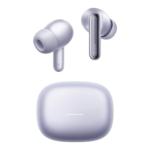 XIAOMI Redmi Buds 6 Pro:Auricolari wireless Bluetooth in-ear, Cuffie Bluetooth, Cancellazione attiva del rumore, Audio Hi-Res, Fino a 9.5h+36h Durata della Batteria, Viola