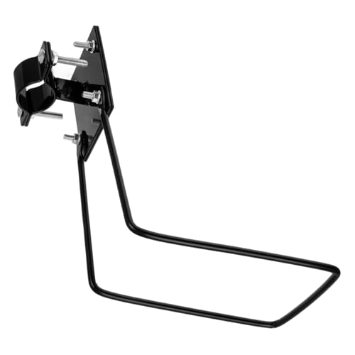 Abaodam Bike Front Rack Heavy Duty Iron Bicycle Cargo Holder Easy Installation Storage Bracket for Secure Fit of Basket Bag Durable Accessory for Outdoor Cycling Activities