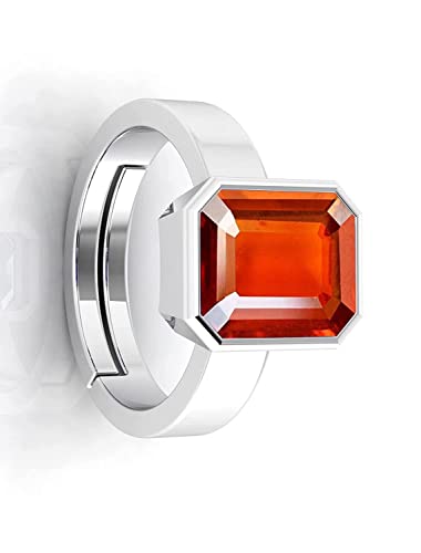 Bague grenat hessonite ajustable contre le stress des tailles fixes - 2
