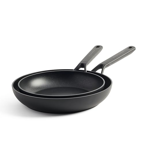 Kitchenaid Bratpfannen Set 24 und 28 cm - Classic - Hochwertige Antihaftbeschichtung und Aluminium Pfannen set - Induktionsgeeignet mit ergonomischer griff - Backofenfest spülmaschinengeeignet